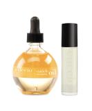 Cuccio Cuticle Oil Duo Pack Includes Cuticle Revitalizing Oil w/dropper - 73 mL (2.5 fl. Oz.) & Roll-On 10 mL (.33 oz Milk and Honey 1 count (Pack of 1) - Buy Online on GoSupps.com