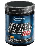 Ironmaxx 100% BCAAs + Glutamine Zero - Vegan Sugar-Free Amino Acid Powder with Vitamin B6 - Peach Flavor | 500g - 6000 mg BCAAs & 1000 mg Glutamine per Serving - Buy Online on GoSupps.com