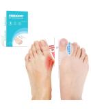 2 Pairs Gel Toe Separators - Bunion Pain Relief & Corrector for Men & Women | Comfortable Toe Spacers for Better Alignment - Buy Online on GoSupps.com