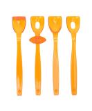 Buy Tongue Muscle Trainer Set - 4-Piece Rehabilitation Training for Teens | Speech Aid & Lip-Tongue Training Spoon - Orange - Buy Online on GoSupps.com