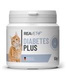 Reavet Diabetes Plus for Cats 50g - Best Nutritional Supplement for Diabetic Cats | Effective Diabetes Diet - Buy Online on GoSupps.com