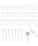 100 Pack Disposable Nose Wax Sticks for Men - Nose Hair Removal Applicators Kit - Buy Online on GoSupps.com