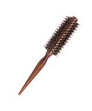 Professional Round Hairbrush with Wild Boar Bristles & Natural Wooden Handle | Anti-Static Blow-Drying Tool for Perfect Styling - Buy Online on GoSupps.com