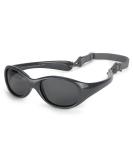 Hifot Polarized Baby Sunglasses UV Protection for Boys and Girls | Flexible Non-Folding Toddler Shades, Grey, Ages 6 months - 2 years - Buy Online on GoSupps.com