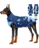 Buy Lianzimau Dogebody for Male Dogs Post-Surgery | Wound Protective Suit & Pet Shirt - XXLarge Tie-Dye Blue - Buy Online on GoSupps.com