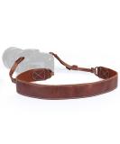 MegaGear MG1515 Sierra Series Genuine Leather Camera Strap - Brown Compact | Shoulder or Neck Strap - Buy Online on GoSupps.com