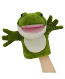 Lilizzhoumax Simulation Frog Hand Puppet Plush Toy - Cute Stuffed Animal for Role-Playing and Early Education - Interactive Kids Gift - Buy Online on GoSupps.com