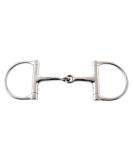 Korsteel Stainless Steel Jointed Dee Ring Snaffle Bit 5.5 - Quality Horse Bit - Buy Online on GoSupps.com