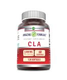 Amazing Formulas CLA Conjugated Linoleic Acid 3000mg 120 Softgels Non-GMO & Gluten Free - Buy Online on GoSupps.com
