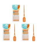 Buy Tepe Easypick Dental Stick XS/S - 36 Pieces with Pocket Case | Easy Daily Dental Care On-the-Go - Orange (Pack of 3) - Buy Online on GoSupps.com