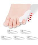 Pinky Toe Separator Gel Bunionette Protector - 6 PCS Tailors Bunion Little Toe Cushions for Pain Relief and Corn Callus Blisters - Buy Online on GoSupps.com