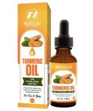 Turmeric Serum for Face & Body - All-Natural Brightening Oil for Dark Spots Acne Relief & Scars - Handcrafted USA Skincare - Buy Online on GoSupps.com
