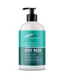 Purely Northwest Tea Tree Oil Body Wash - 18oz - For Unwanted Body Odor, Acne, Jock Itch & Athlete's Foot - Men & Women - Buy Online on GoSupps.com