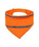 Reflective Triangle Dog Tapers - Adjustable Fluorescent Orange Pet Scarves for Night Walks Camping & Travel - Buy Online on GoSupps.com