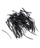 Lurrose 100pcs Black U Shape Stainless Steel Hair Pins for Bun Updo - Ideal for All Hair Types | Durable & Stylish Hair Accessories - Buy Online on GoSupps.com