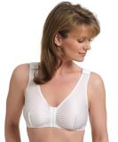 MediChoice Wireless Surgical Bra - Adjustable Front Closure Support for Post Surgery & Mastectomy - Size 40 White - Comfortable Everyday Wear - Buy Online on GoSupps.com