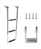 3 Step Stainless Steel Telescoping Boat Ladder Swim Step by Amarine Made - Buy Online on GoSupps.com