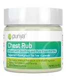 Puriya Chest Rub Cream Support for Congestion and Sinuses, Breathe Ease Balm, Plant Rich Active Formula, Eucalyptus Oil, Lavender, Tea Tree, Supports Sinus and Nasal Passages, Safe for Kids and Adult 2 Ounce (Pack of 1) - Buy Online on GoSupps.com