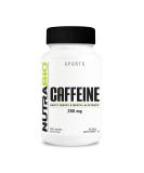 NutraBio 100% Pure Caffeine Capsules - 250 Count | Boost Energy & Focus - Shop Internationally - Buy Online on GoSupps.com