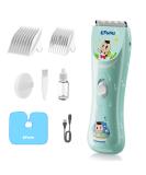 ENSSU Electronic Baby Hair Clipper Waterproof Kids Quiet Hair Trimmer with 2 Guide Combs Cordless Children's Hair Trimmer with Safe Ceramic Blades Standard Version - Buy Online on GoSupps.com
