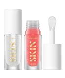 BANGFENG 2Pack Big Brush Head Hydrating Lip Glow Oil Plumping Lip Tint Hydrating Lip Gloss Tinted Lip Balm Transparent Lip Care Long Lasting Nourishing Non-sticky Fresh Texture Pack of 2 - Buy Online on GoSupps.com