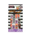 Sanrio Hello Kitty Halloween Faux Nail Set | Orange Purple Black & White | International Shipping Available - Buy Online on GoSupps.com