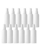 TIANZD 12 Pieces Empty 100 ml White PET Plastic Fine Mist Pump Spray Bottles with White Top Portable Sprayer for Perfume Water Cosmetic Travel Containers Refillable 2x Funnel - Buy Online on GoSupps.com