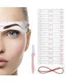 Shop Calayu Eyebrow Stencil Set | Reusable Shaping Templates & Stickers for Perfect Brows - International Shipping Available - Buy Online on GoSupps.com