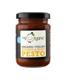 Mr Organic - Organic NAS Tomato & Olive Pesto 130g - Non GMO & Preservative Free - Gluten Free & Vegan - No Added Sugar - Pack of 1 - Buy Online on GoSupps.com