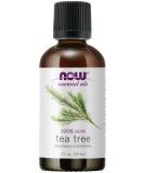 Now Foods Tea Tree Oil 2 oz (Pack of 2) - Pure Natural Essential Oil for Skin & Hair | Fast International Shipping - Buy Online on GoSupps.com