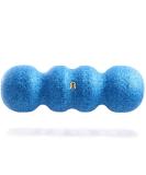 Rollga Flexibility & Muscle Recovery Foam Roller | 18 Medium Density - Royal Blue | Back & Neck Massage, Exercise Tool - Buy Online on GoSupps.com