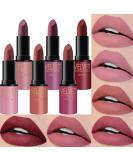 Dulele 6 Colors Velvet Matte Lipstick Set - Long Lasting, Waterproof & Non-Stick Cup for Girls and Women - Buy Online on GoSupps.com