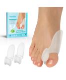 Promifun Bunion Cushion Protector 10 Pack Aloe Vera Extract Infused Bunion Corrector with Separator Gel Bunion Shield for Foot Pain Relief Calluses Relieve Foot Pain from Friction - Clear - Buy Online on GoSupps.com