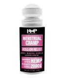 HMP Brands Menstrual Cramp Hemp Roll-On with Menthol 2000mg - Natural Formula, Made in USA (1.7oz) - Buy Online on GoSupps.com