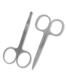 Groovy Trimming Scissors - Safety Tip Grooming Scissors for Men & Women | Eyebrow Nose Beard & Ear Hair Trimming - Buy Online on GoSupps.com