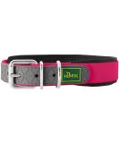 HUNTER CONVENIENCE COMFORT Dog Collar | Plastic & Neoprene | XS-S | Raspberry | International Shipping - Buy Online on GoSupps.com