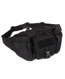 Huntvp Tactical Belt Bag | Water-Repellent Hip Bag for Outdoor Activities | Perfect for Running Hiking Cycling & Camping | Black - L - Buy Online on GoSupps.com