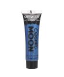Face & Body Metallic Paint by Cosmic Moon - Blue - Water Based Face Paint Makeup for Adults Kids - 12ml - Buy Online on GoSupps.com
