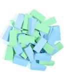 Auauy 48 PCS Latex-Free Makeup Sponges - Reusable Beauty Blenders for Liquid Foundation & Powder - Light Blue & Light Green - Buy Online on GoSupps.com