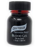 Graftobian Blood Gel 1oz Bottle - Special FX Fake Blood for Halloween - Drips & Never Dries | High-Quality Costume Makeup - Buy Online on GoSupps.com