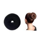 JIAHAO Bun Maker Ring for Thick & Long Hair - 14cm Black - 1pc | International Shipping Available - Buy Online on GoSupps.com