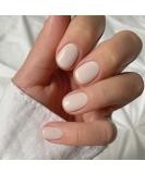 Sethexy Short Square White False Nails - Glossy Pure Color Collection | 24Pcs Full Cover Press on Acrylic Stick on Nails for Women and Girls - Buy Online on GoSupps.com