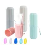 Tecki 9 - Travel Toothbrush Set: 4 Toothbrush Case + 5 Protective Caps | Essential Travel Accessories for Electric Toothbrushes - Buy Online on GoSupps.com