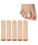 Cuttable Toe Tubes Sleeves 5 Pack, Made of Elastic Fabric Lined with Silicone Gel. Toe Sleeve Protectors Relief Toe Pressure Pain, Corn and Calluses Remover For Medium Toe 3.93 Inch (Pack of 5) - Buy Online on GoSupps.com