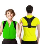 NewX Posture Corrector for Men & Women - Adjustable Upper Back Support Brace & Clavicle Straightener for Neck & Shoulder Pain Relief - Buy Online on GoSupps.com