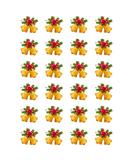24 x Christmas Bells & Bow Edible Wafer or Icing Cupcake Toppers Fun Xmas Party Cake Decorations (Edible Wafer Card) - Buy Online on GoSupps.com