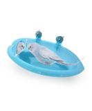 Mirrored Bird Bath for Small Parrots & Parakeets - Bathtub Shower Accessories 7.4x3.9x1.4inch - Buy Online on GoSupps.com