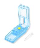 Izyfan Tablet Divider Precision Pill Cutter for Small & Large Tablets | Medication Divider with Storage Compartment | Blue - Buy Online on GoSupps.com