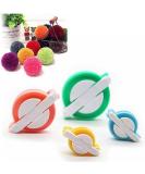 Pompom Maker EFly 4 Pcs Set - DIY Wool Knitting Craft Tool for Kids & Adults - Buy Online on GoSupps.com