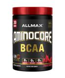 ALLMAX Nutrition AMINOCORE BCAA Fruit Punch - 0.69 lbs (315g) - Optimal Muscle Recovery & Performance - Buy Online on GoSupps.com